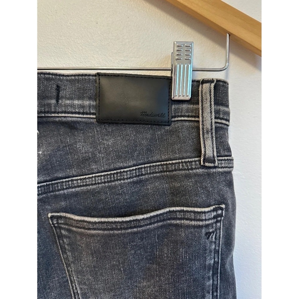 Madewell High Rise Skinny Jeans in Faded Black | Size 26 Petite - Picture 9 of 14